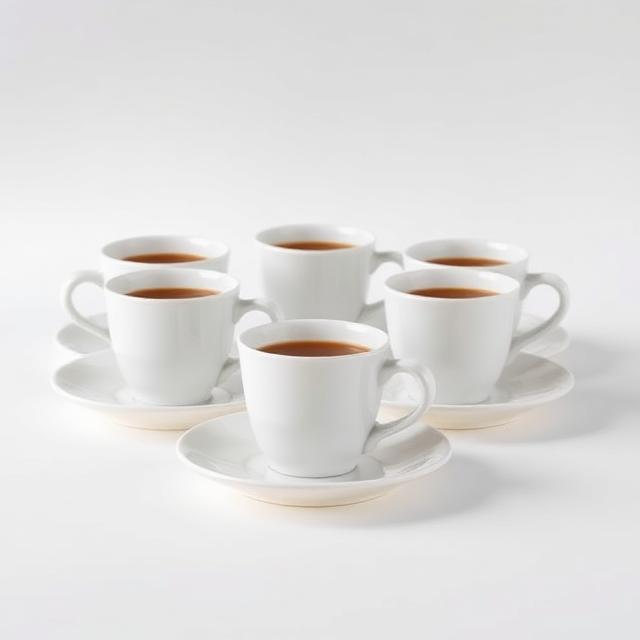 Conjunto de xícaras de café 6 peças